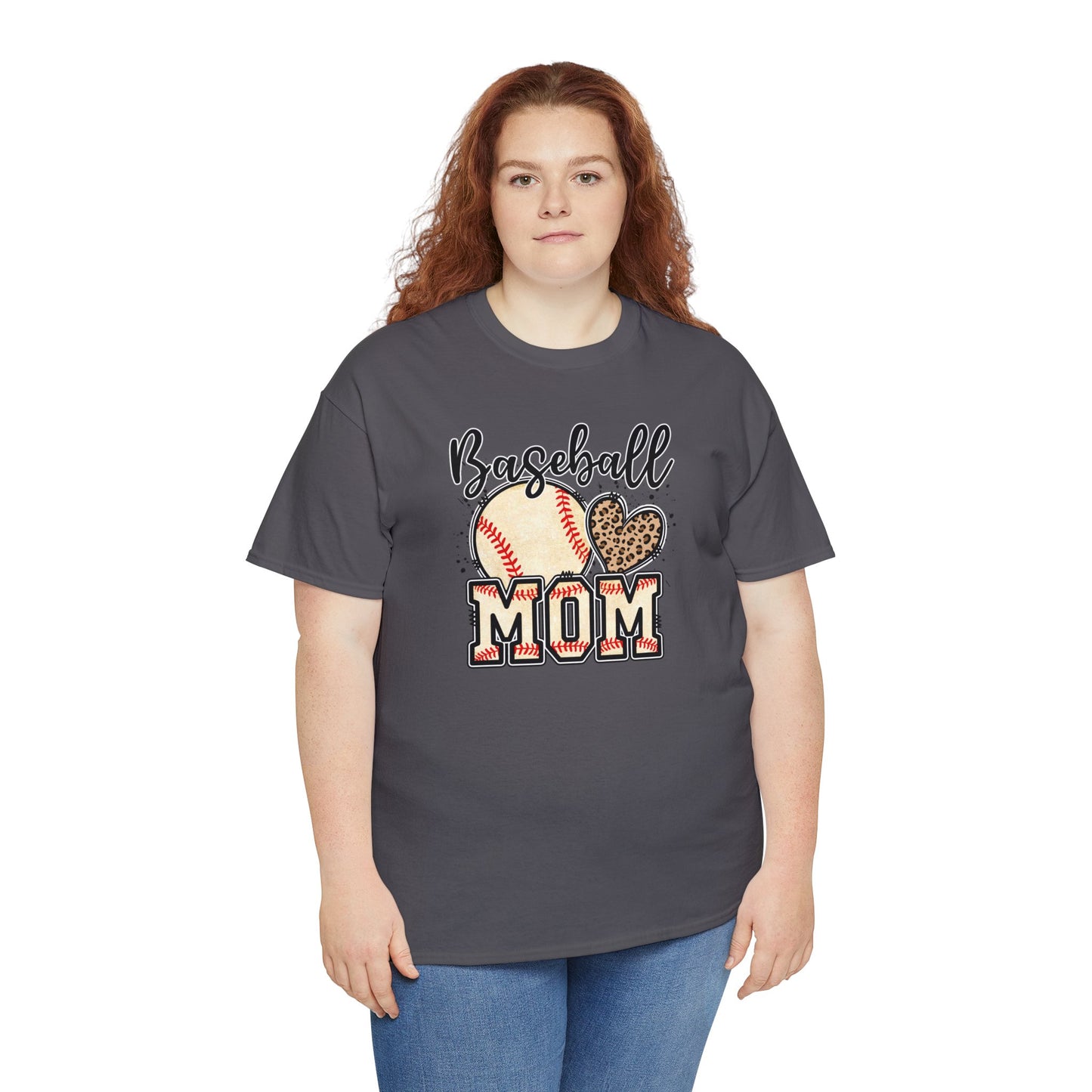 Baseball MOM shirt Unisex Heavy Cotton Tee