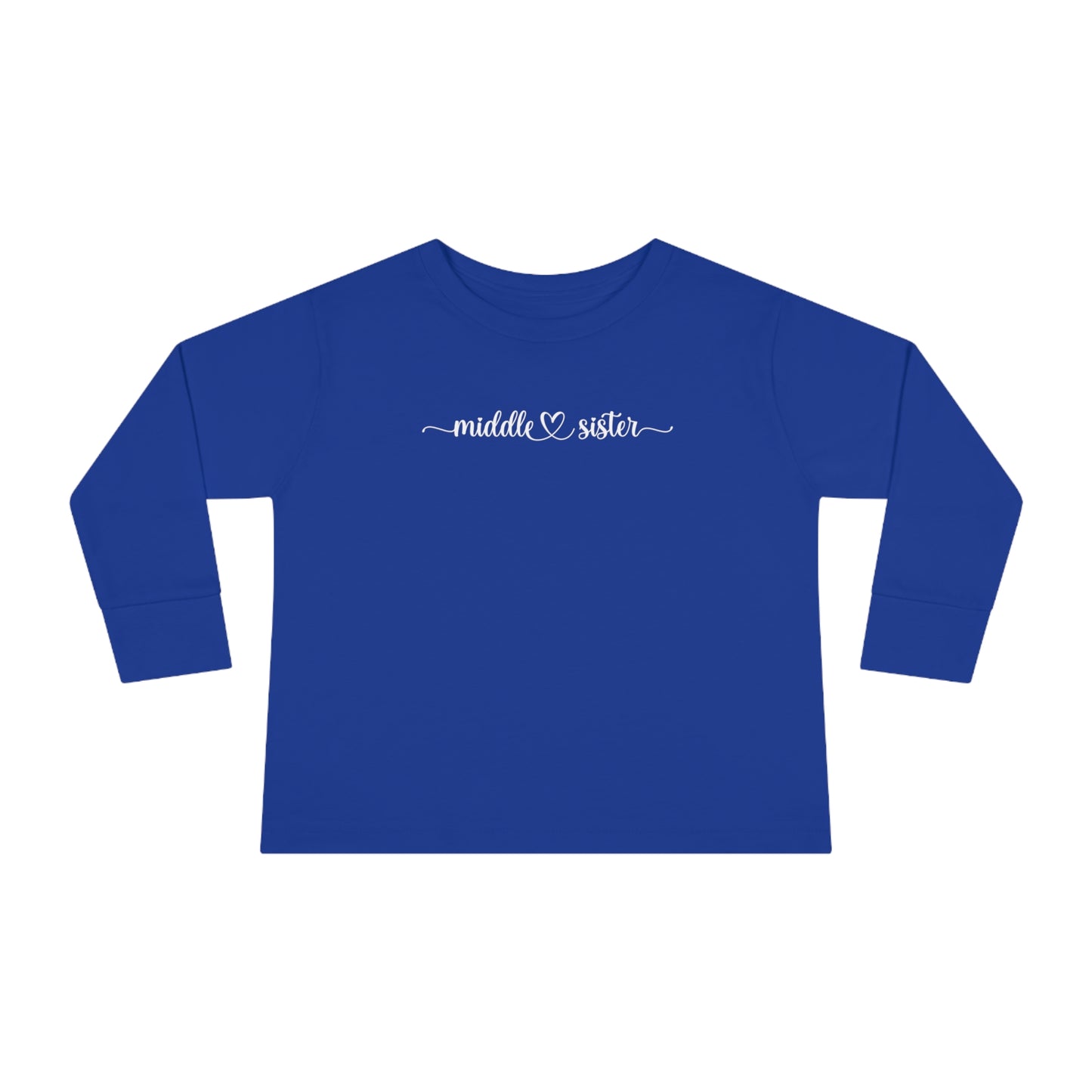 Middle Sister Toddler Long Sleeve Tee