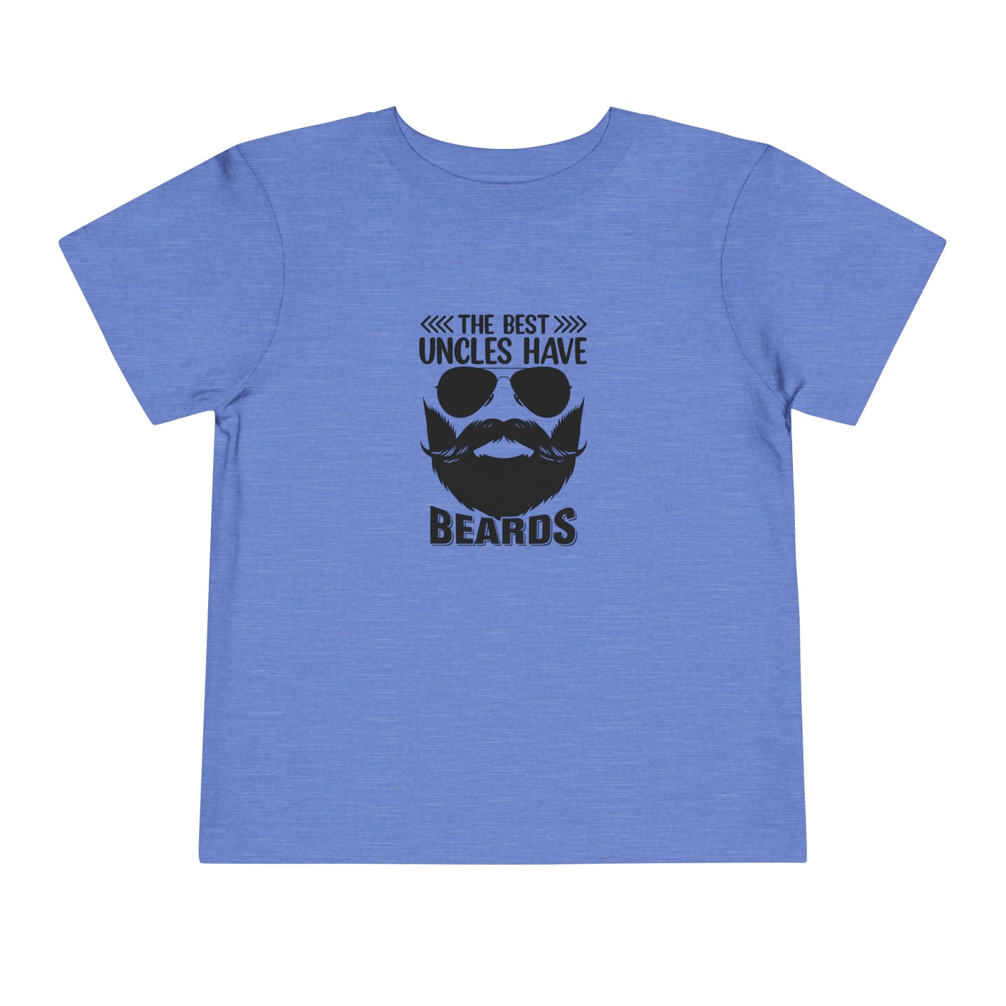 The Best Uncles Have Beards Toddler Short Sleeve Tee