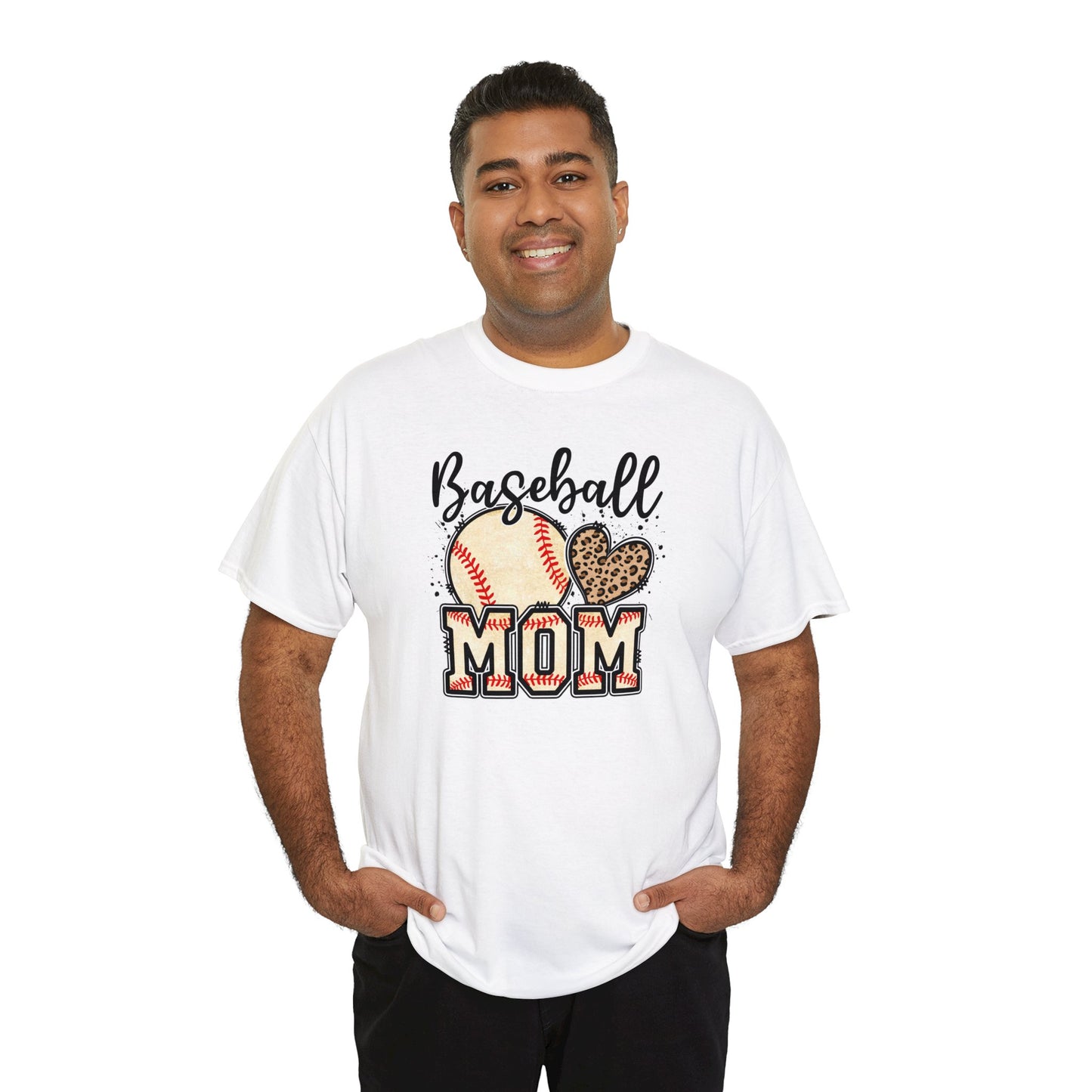 Baseball MOM shirt Unisex Heavy Cotton Tee