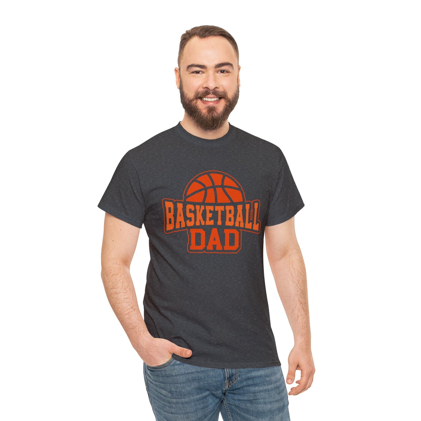 Basketball Dad Unisex Heavy Cotton Tee