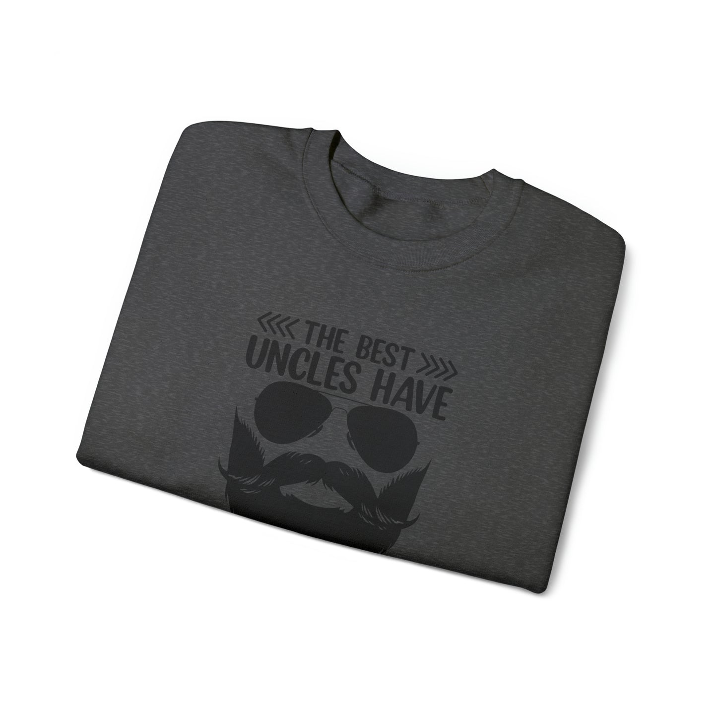 The Best Uncles Have Beards Unisex Heavy Blend™ Crewneck Sweatshirt