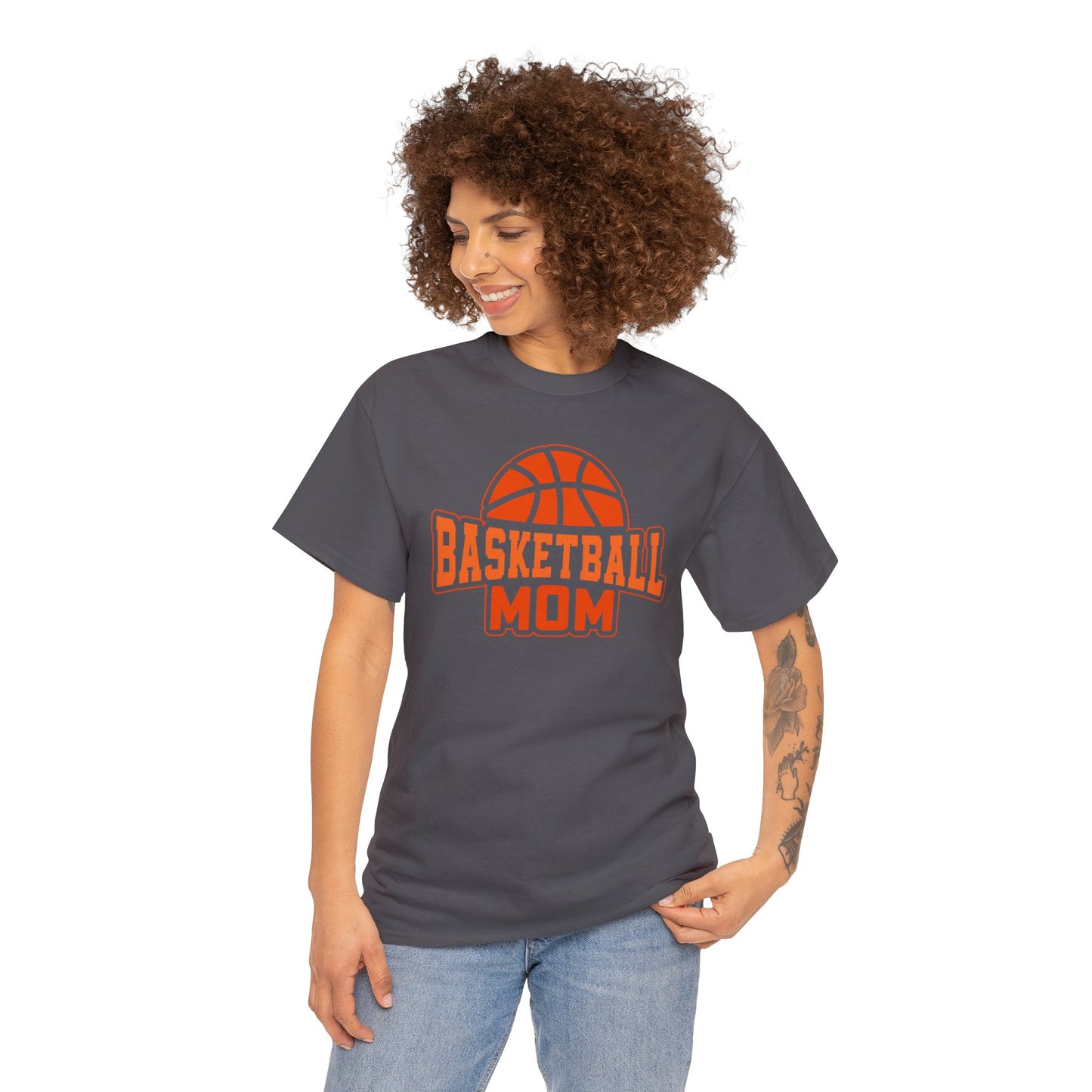 Basketball Mom Unisex Heavy Cotton Tee