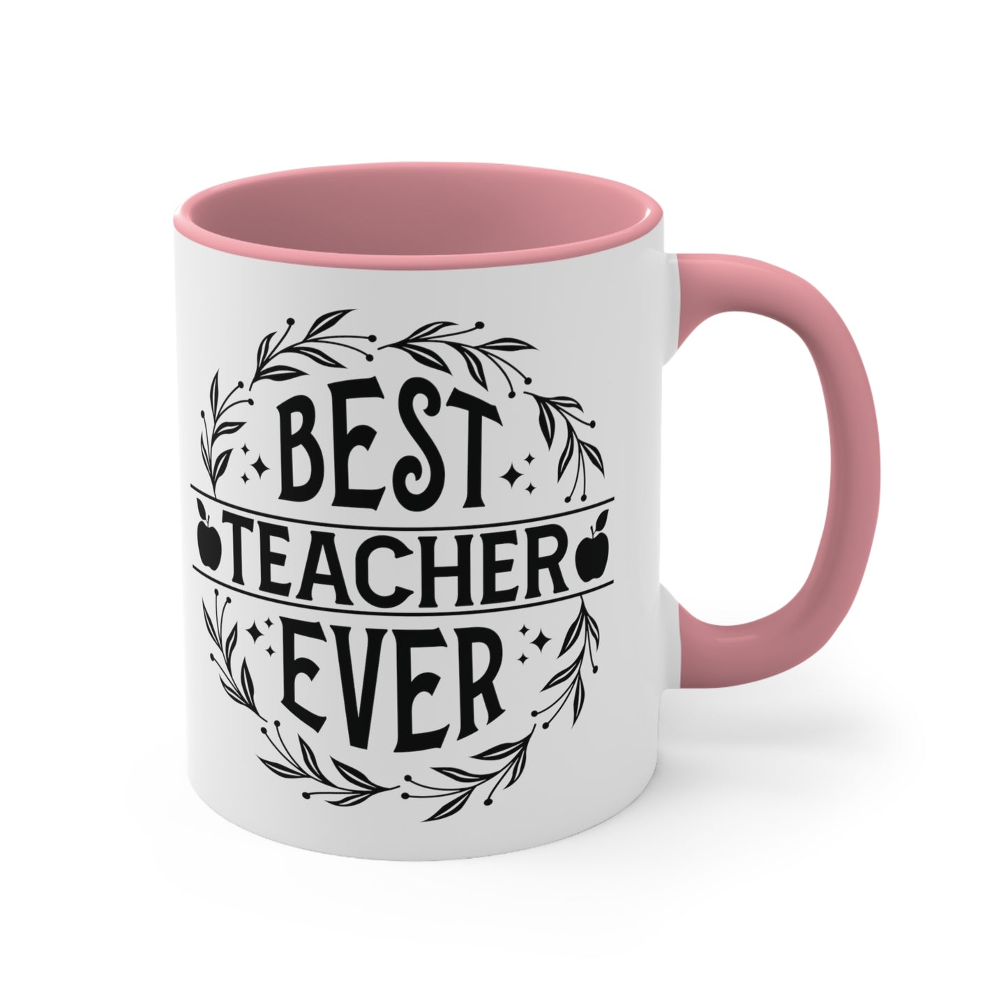 Best Teacher Ever Accent Coffee Mug, 11oz