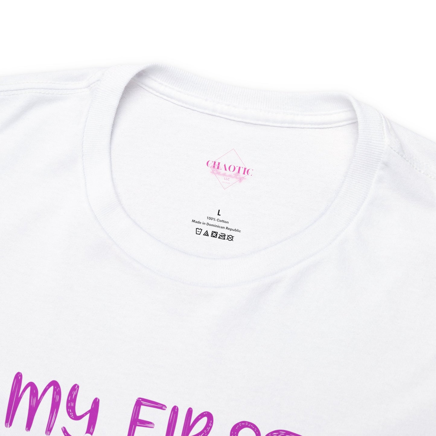 My 1st Mothers Day as a Mom Pink Unisex Heavy Cotton Tee