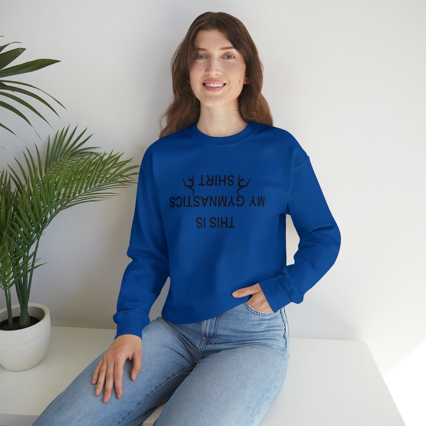 This is My Gymnastics Shirt (upside down) Unisex Heavy Blend™ Crewneck Sweatshirt