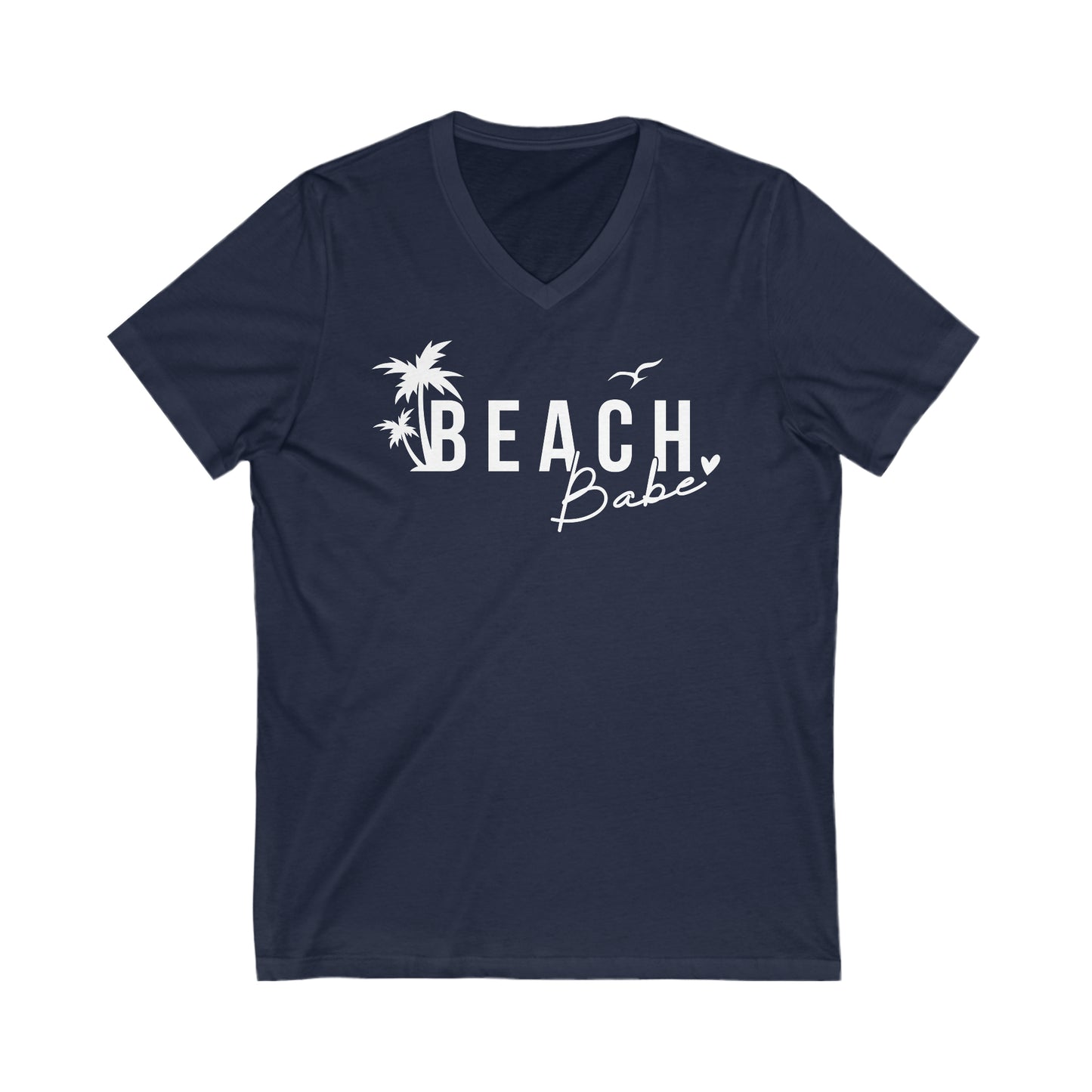 Beach Babe Unisex Jersey Short Sleeve V-Neck Tee