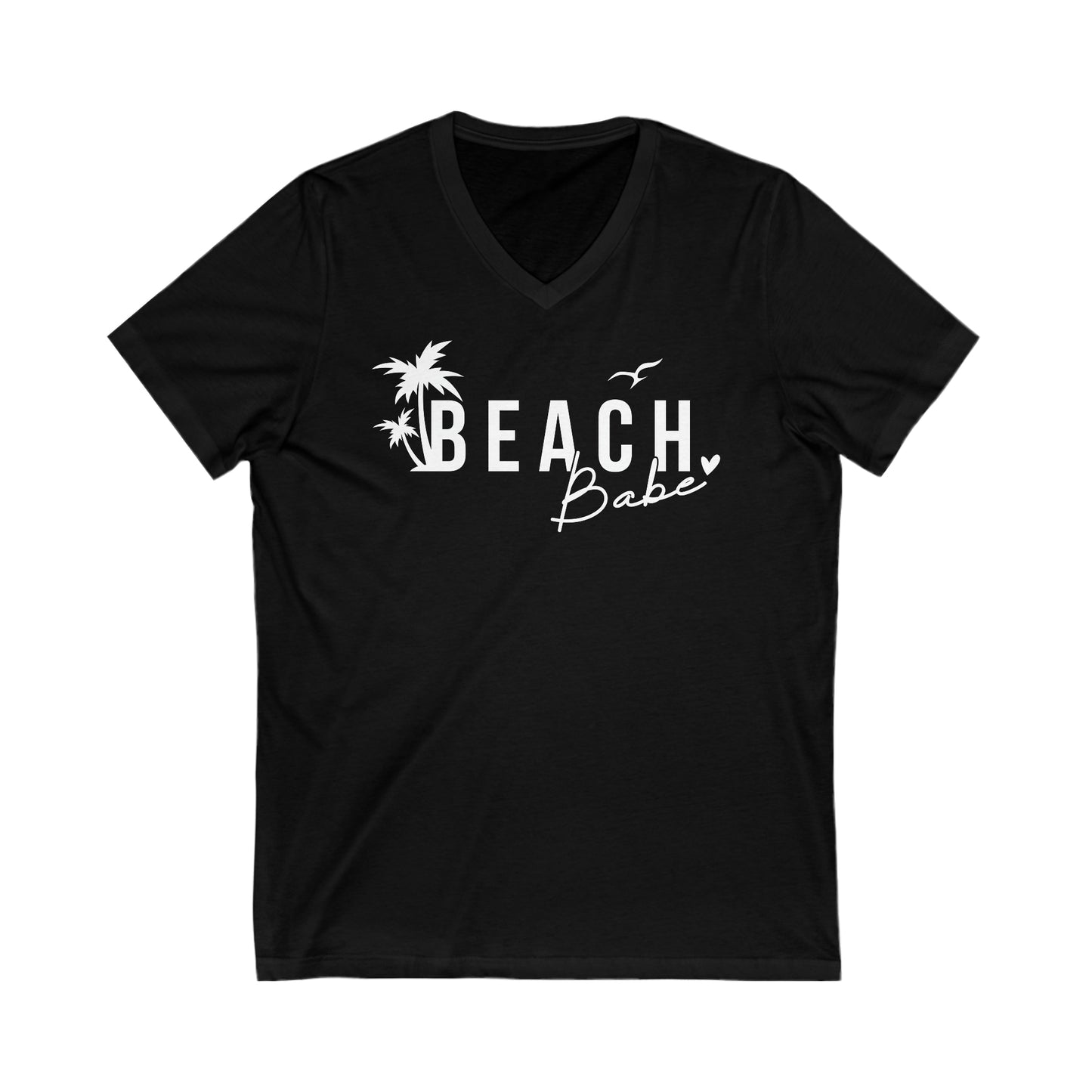 Beach Babe Unisex Jersey Short Sleeve V-Neck Tee
