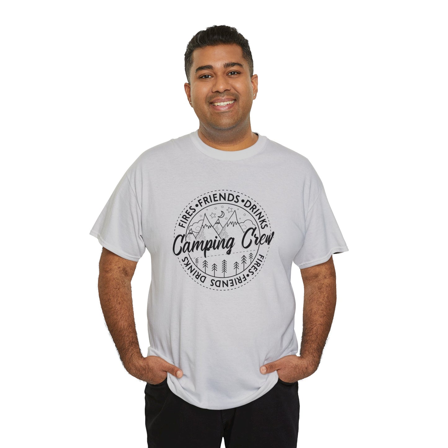 Camping Crew Unisex Heavy Cotton Tee