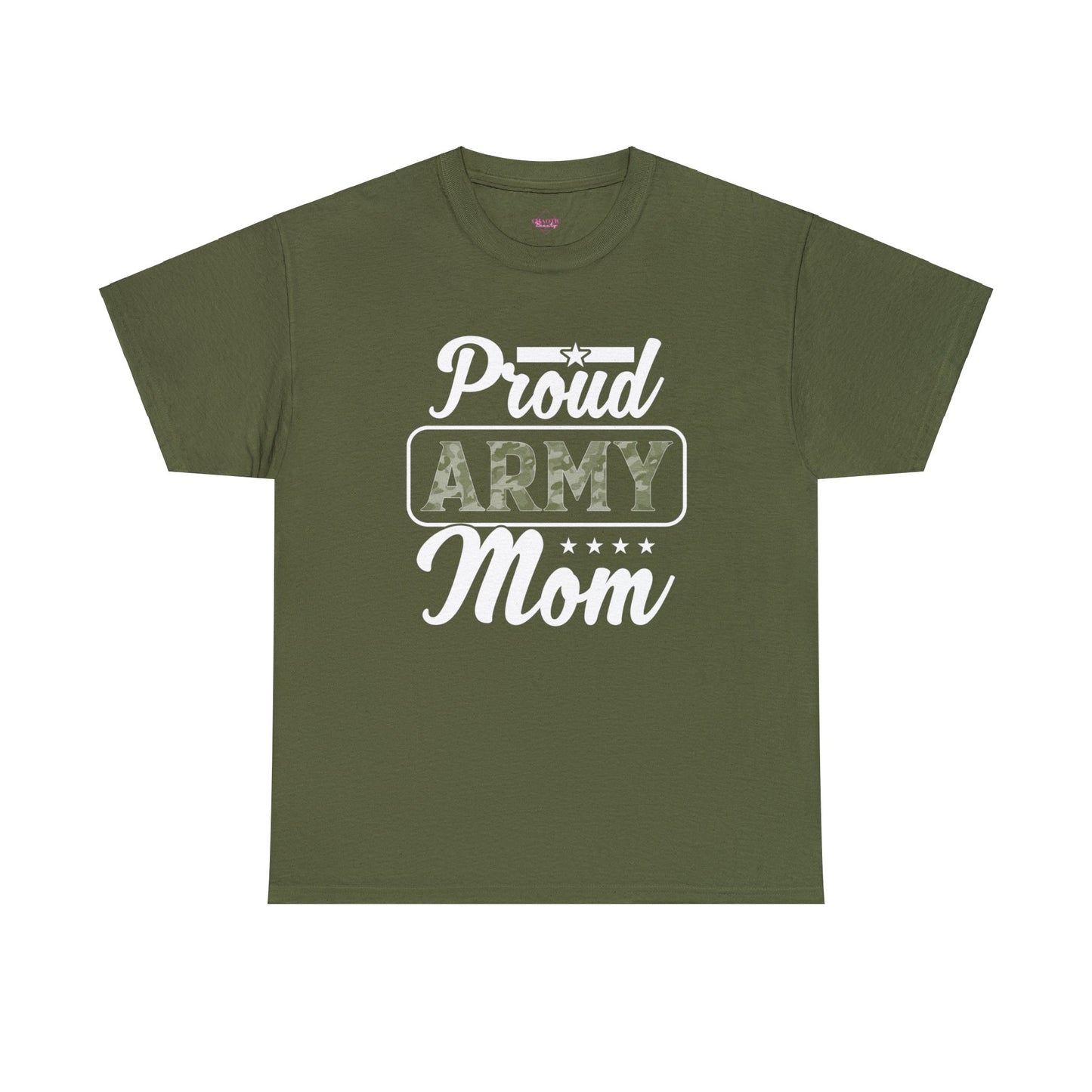 Proud ARMY Mom Unisex Heavy Cotton Tee