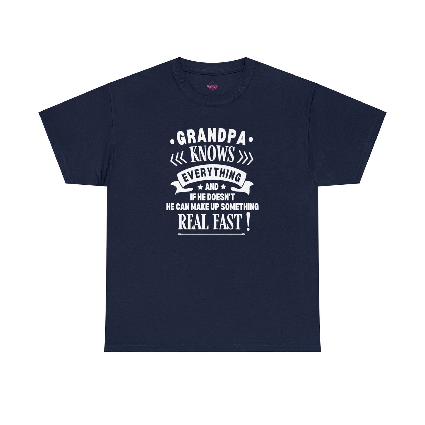 Grandpa Knows Everything Unisex Heavy Cotton Tee