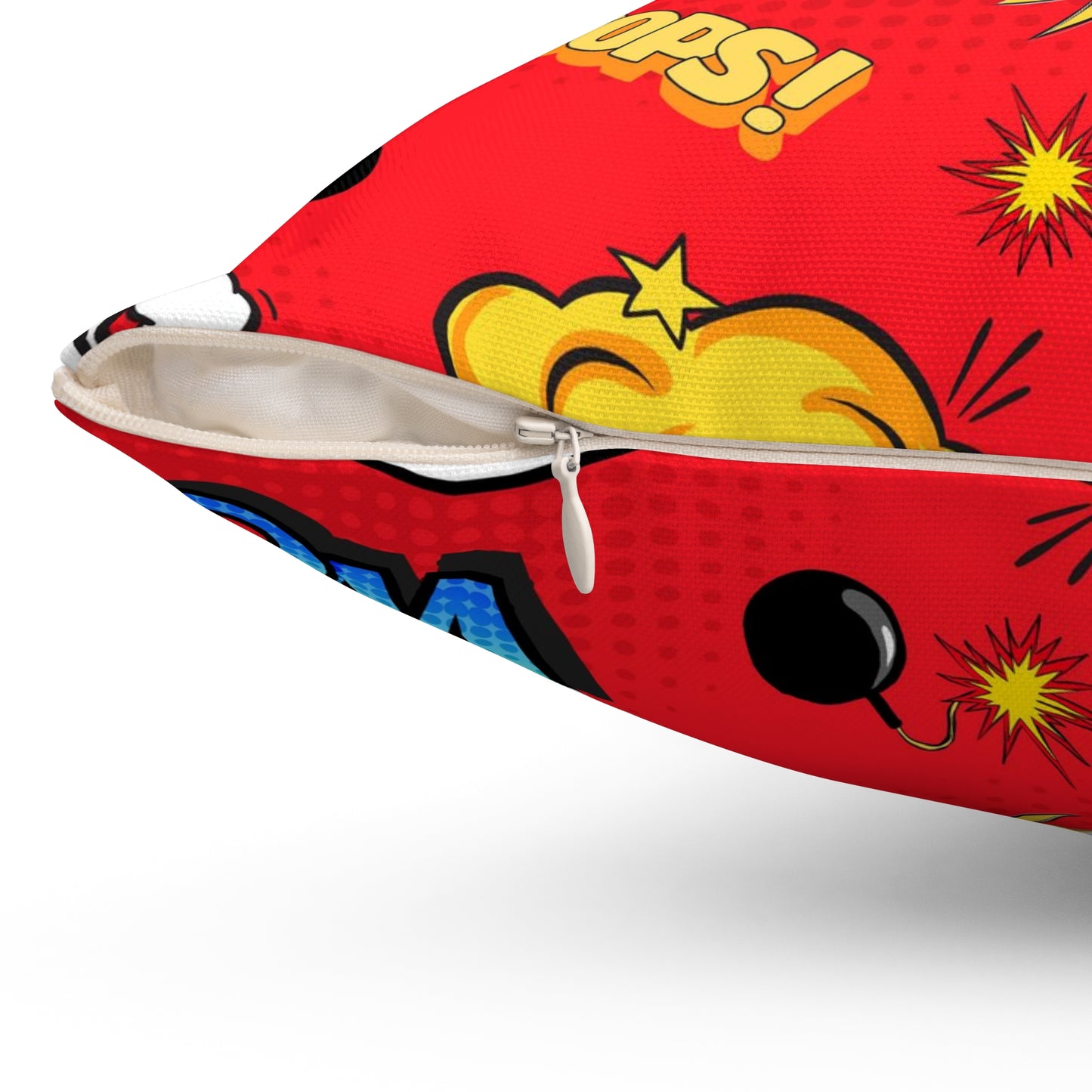 Super Heros Inspired Spun Polyester Square Pillow