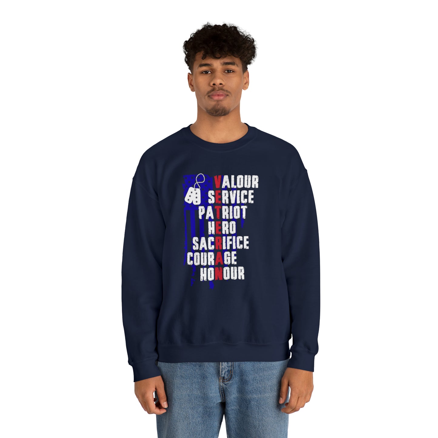 V.E.T.E.R.A.N Unisex Heavy Blend™ Crewneck Sweatshirt