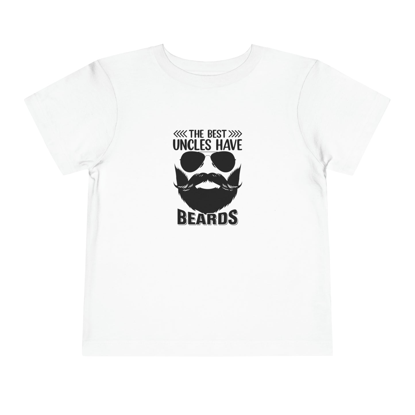 The Best Uncles Have Beards Toddler Short Sleeve Tee