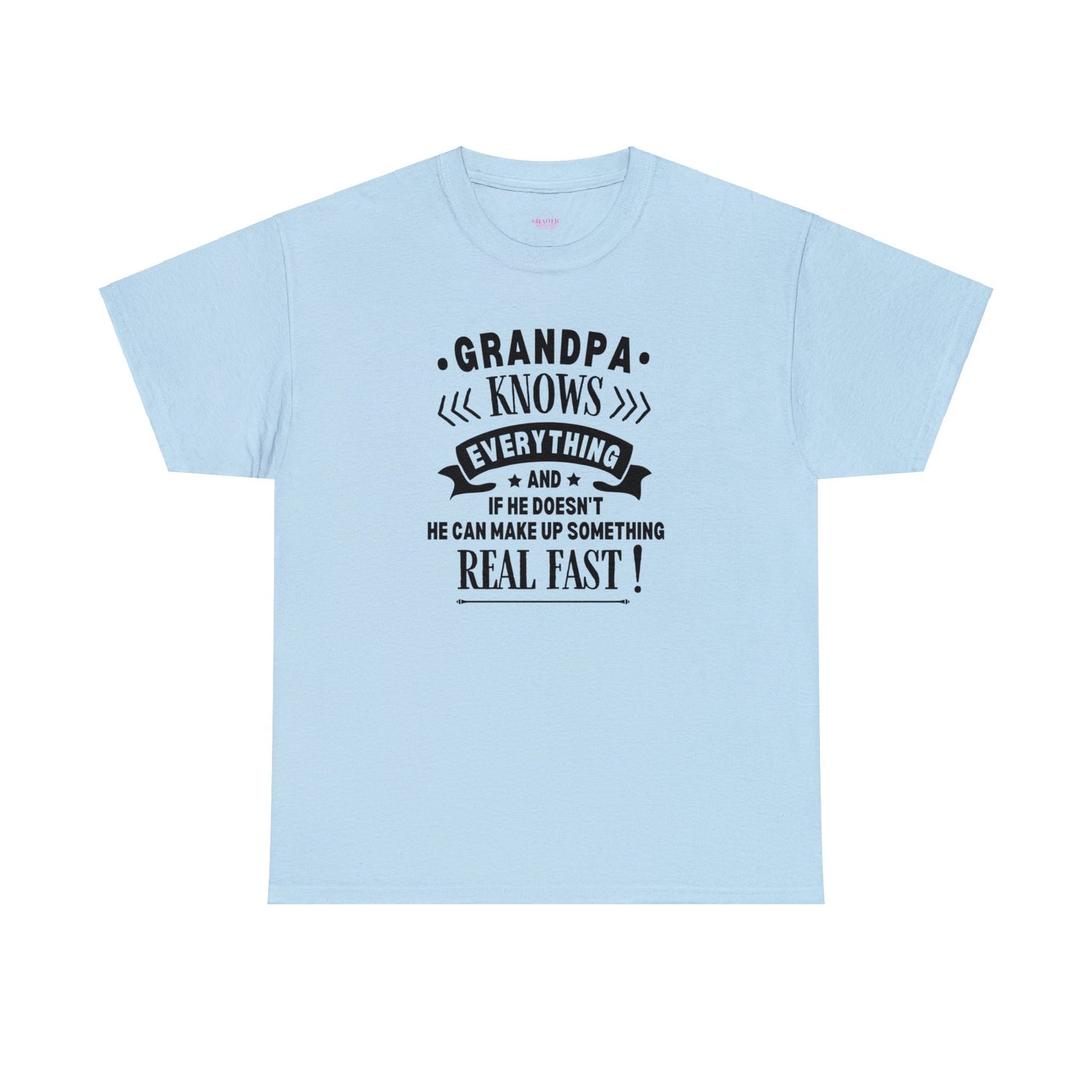 Grandpa Knows Everything Unisex Heavy Cotton Tee