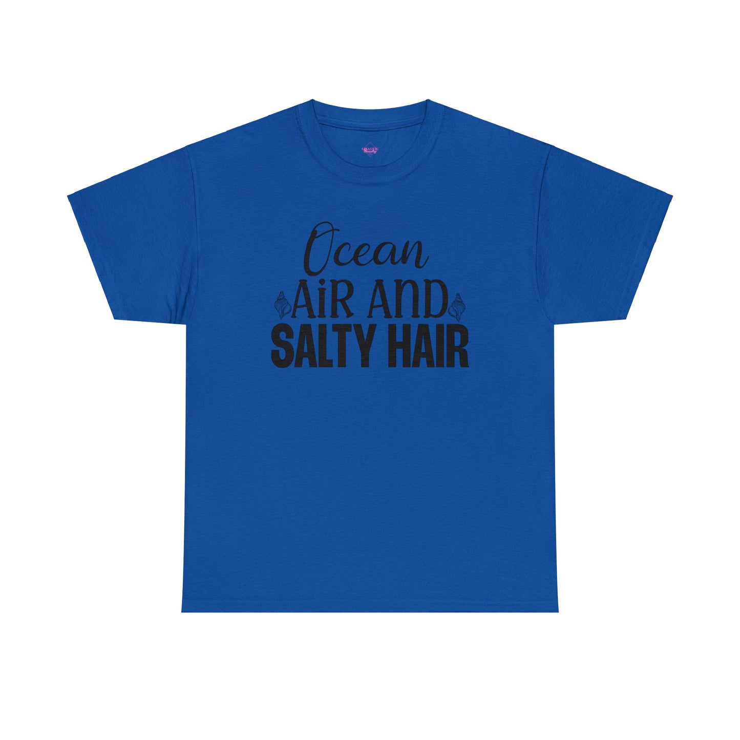 Ocean Air and Salty Hair Unisex Heavy Cotton Tee