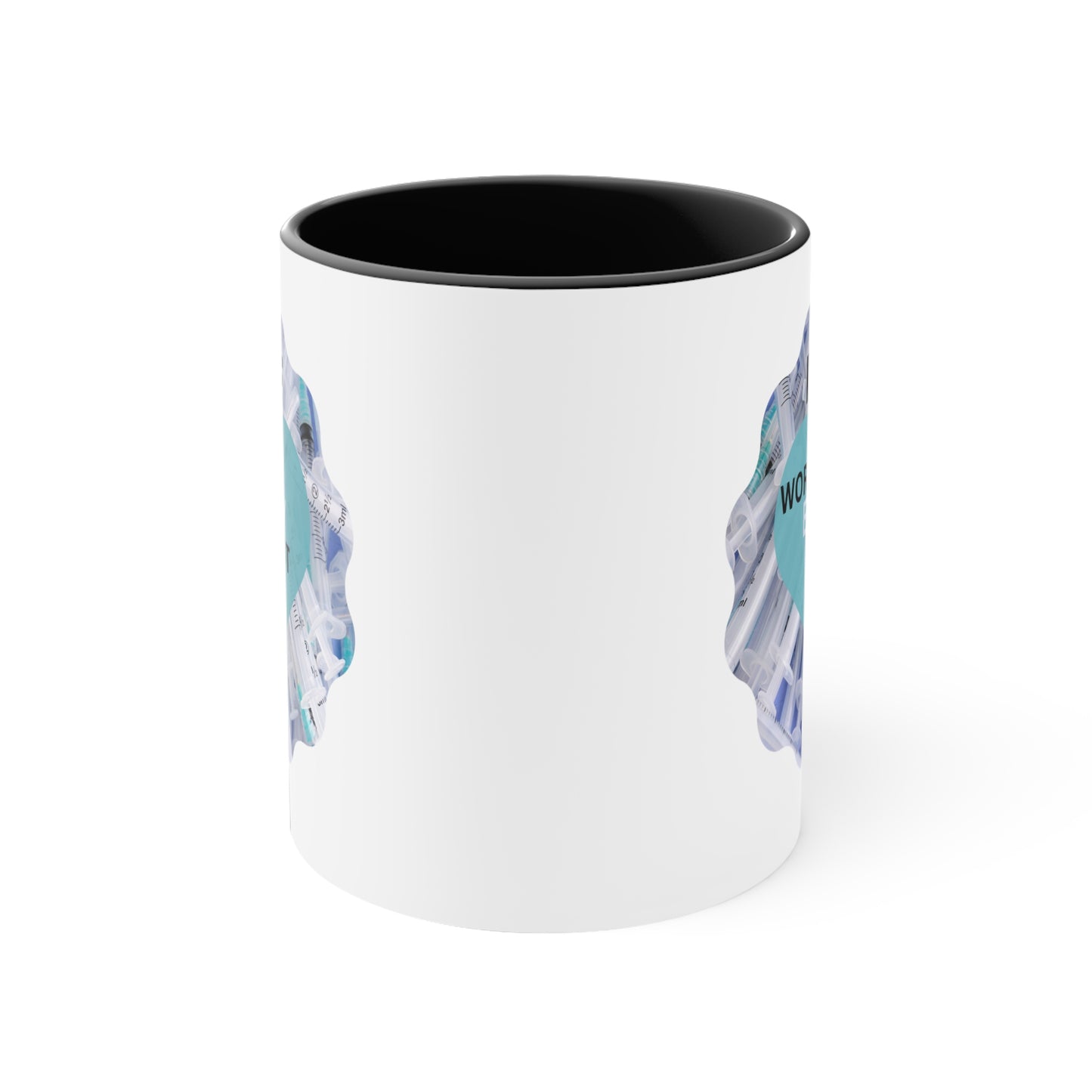 IVF Worth Every Shot Accent Coffee Mug, 11oz