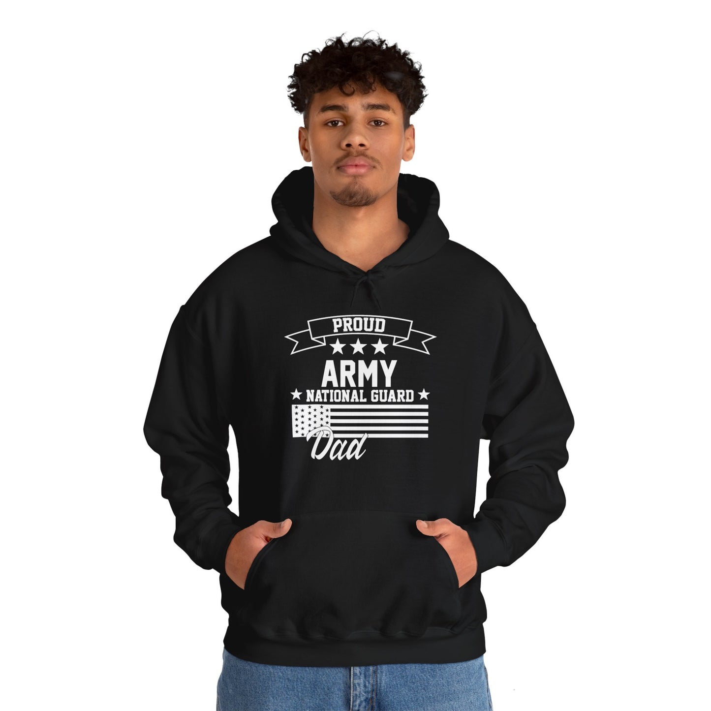 Proud Army National Guard DAD Unisex Heavy Blend™ Hooded Sweatshirt
