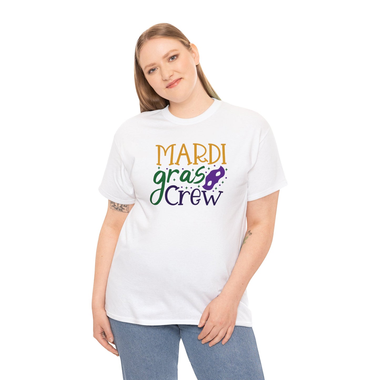 Mardi Gras Crew #1 Unisex Heavy Cotton Tee