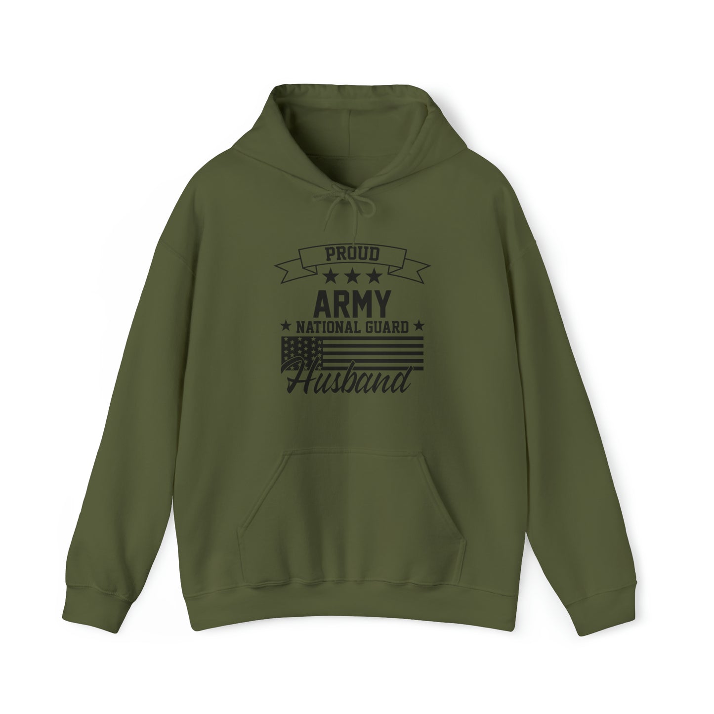 Proud Army National Guard Husband Unisex Heavy Blend™ Hooded Sweatshirt