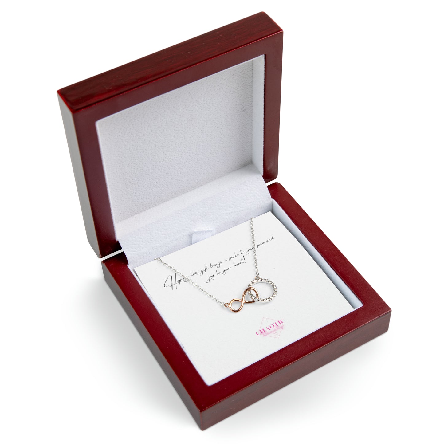 Gorgeous Infinity Circle Necklace