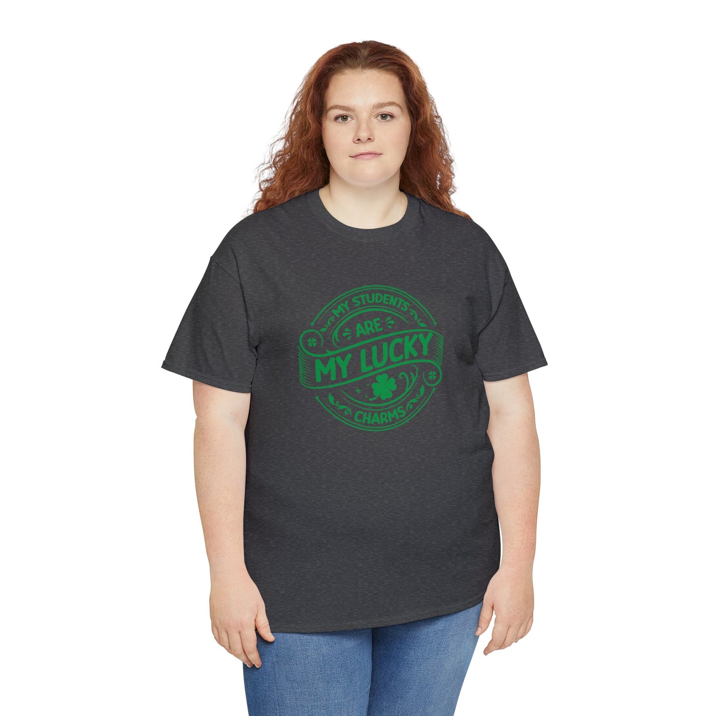 My Students Are My Lucky Charms St Patricks day shirt Unisex Heavy Cotton Tee