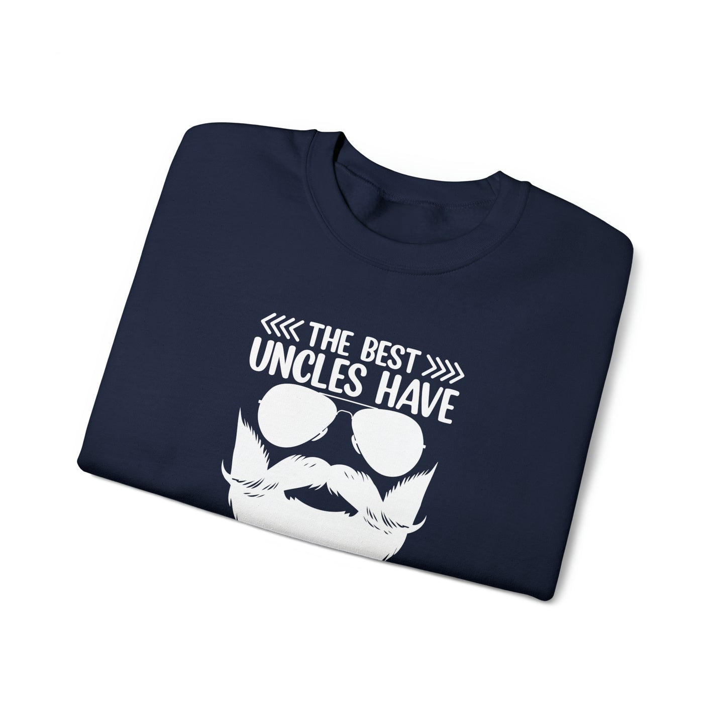 The Best Uncles Have Beards Unisex Heavy Blend™ Crewneck Sweatshirt