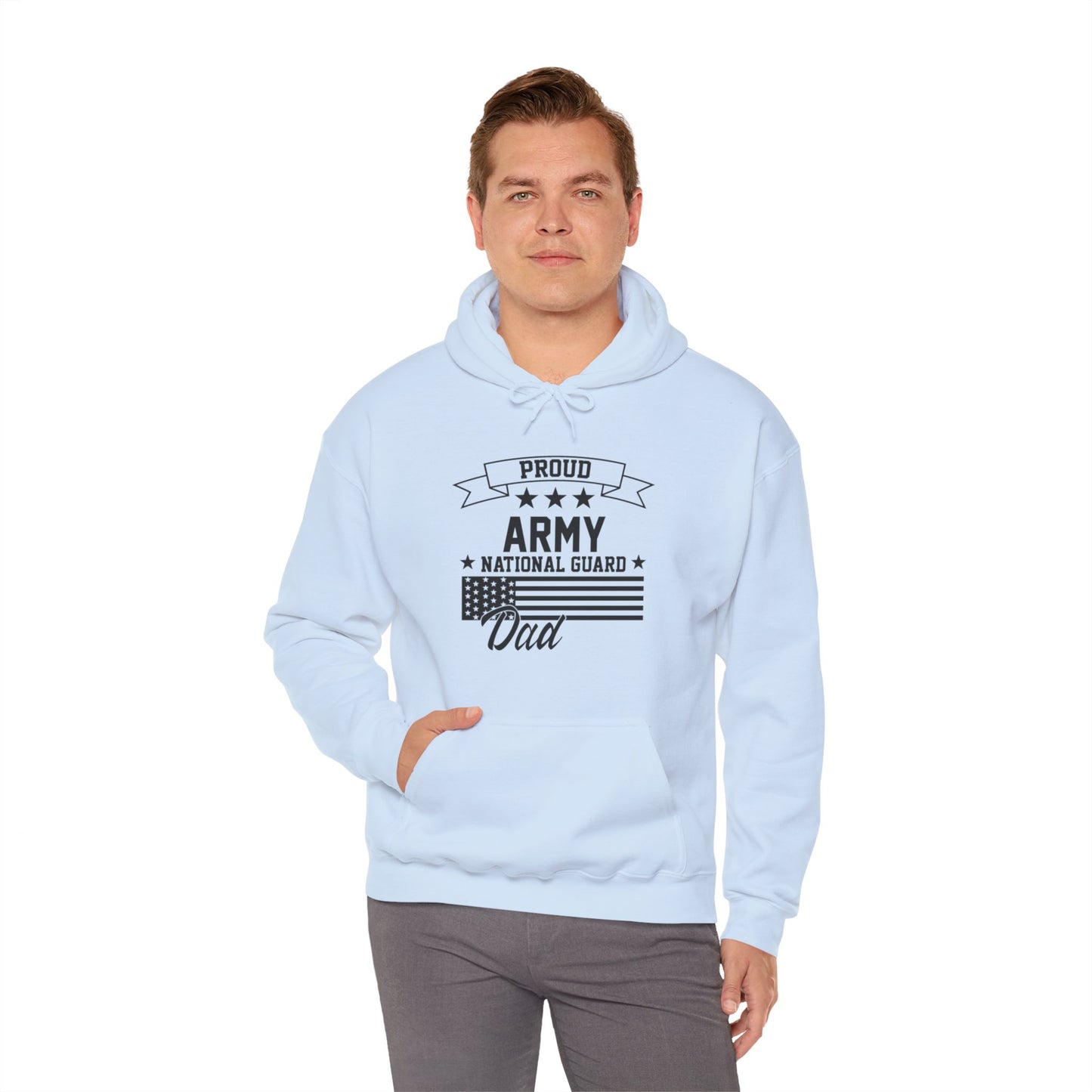 Proud Army National Guard DAD Unisex Heavy Blend™ Hooded Sweatshirt