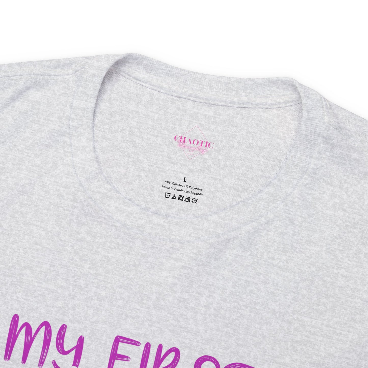 My 1st Mothers Day as a Mom Pink Unisex Heavy Cotton Tee