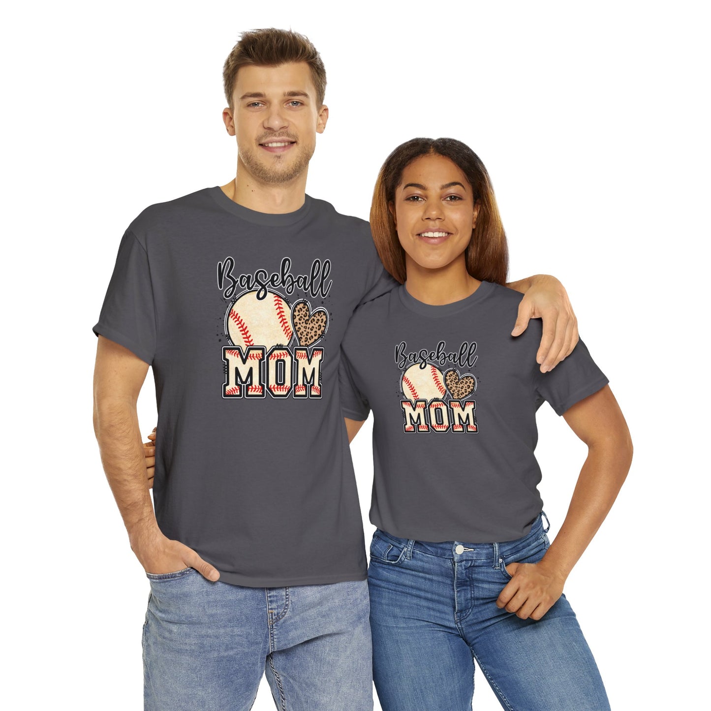 Baseball MOM shirt Unisex Heavy Cotton Tee
