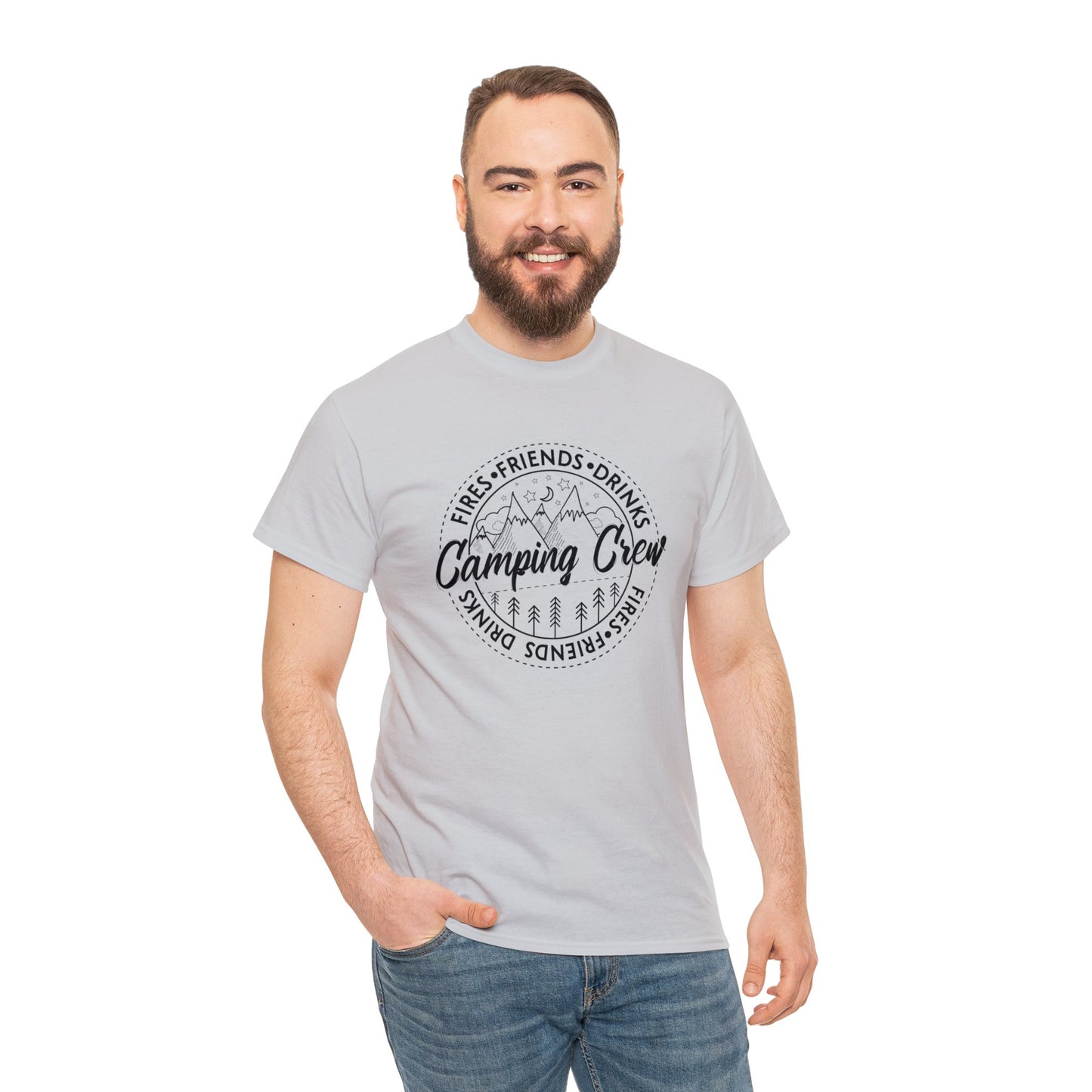 Camping Crew Unisex Heavy Cotton Tee