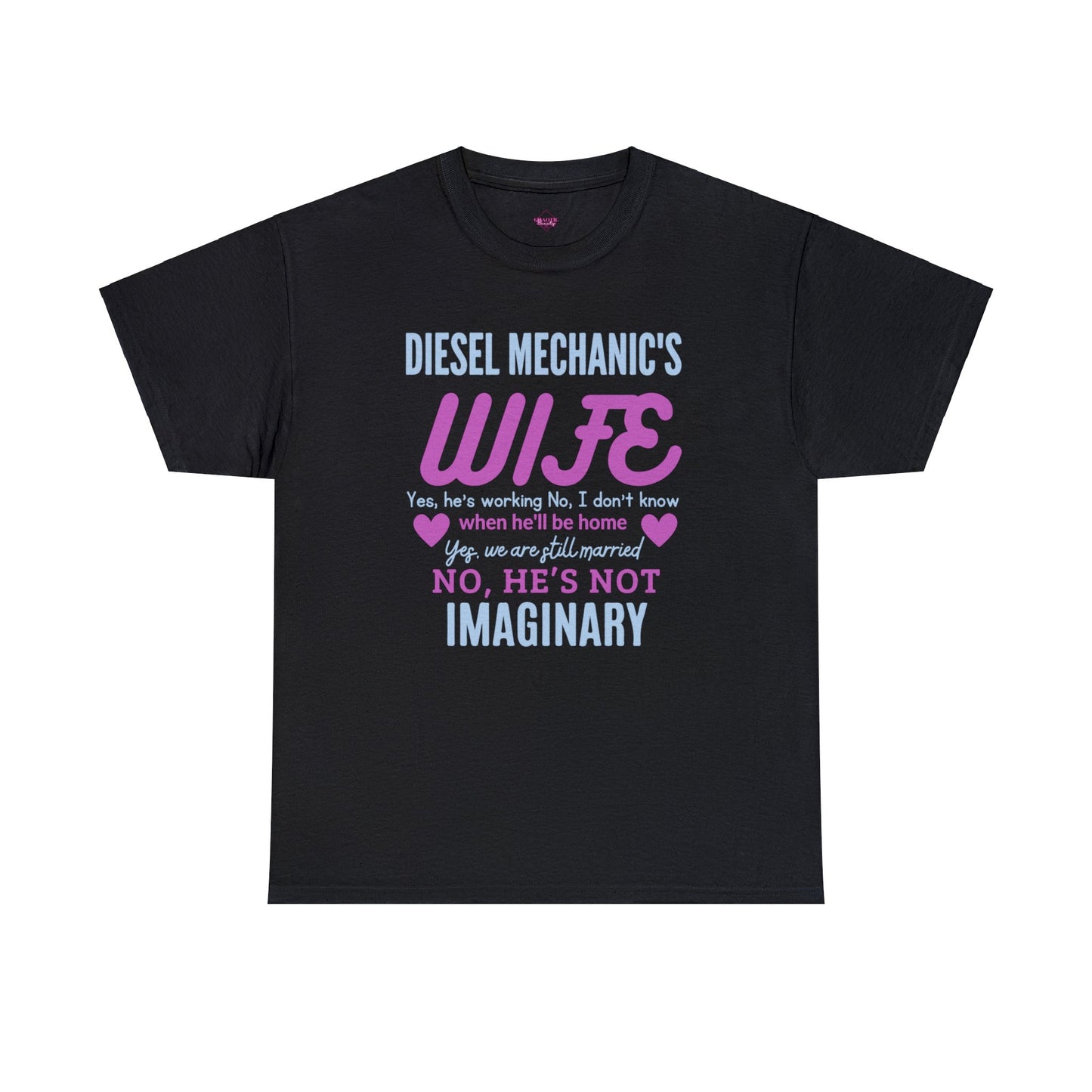 Diesel Mechanics Wife Unisex Heavy Cotton Tee