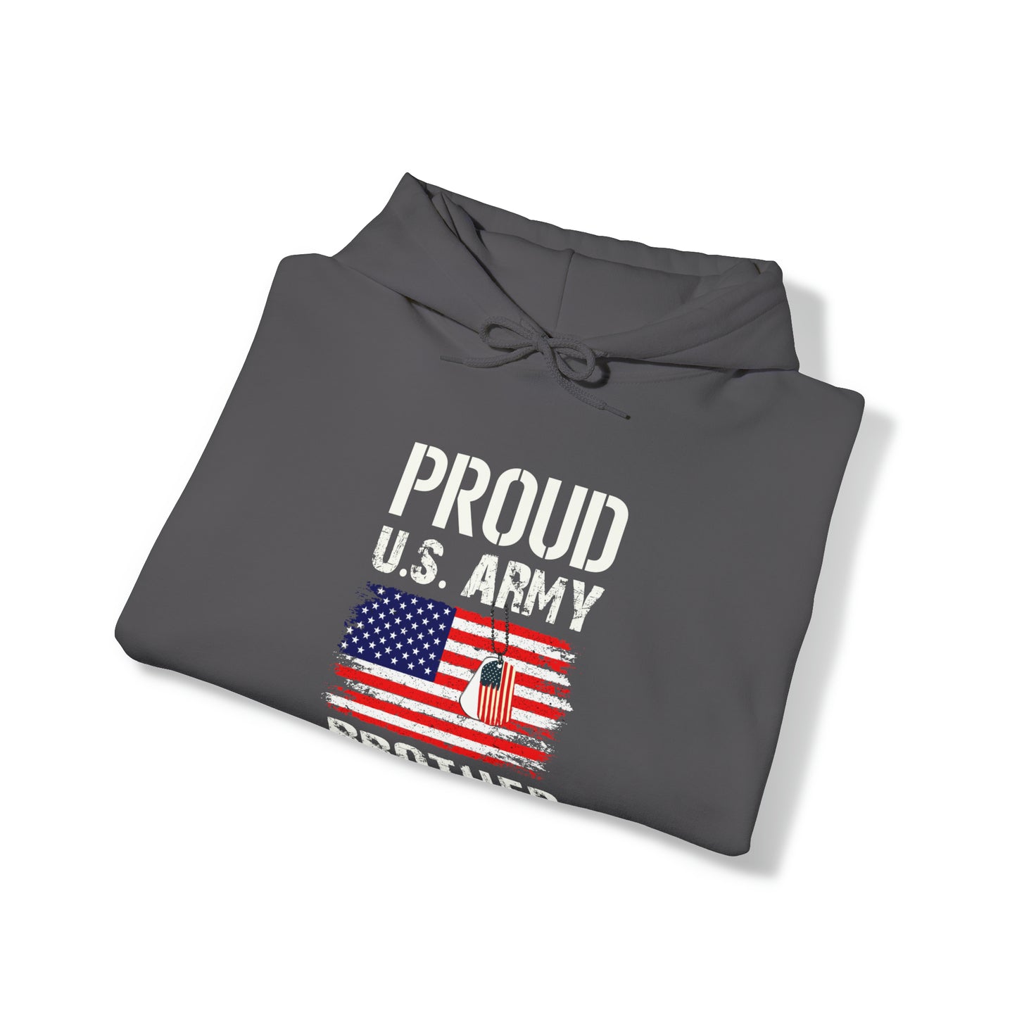 Proud US Army Brother Unisex Heavy Blend™ Hooded Sweatshirt