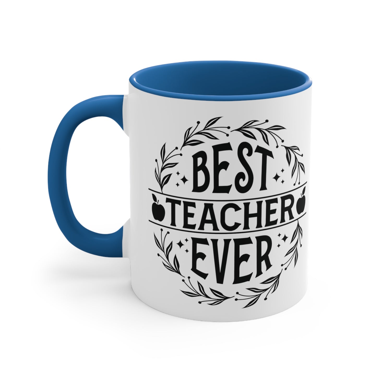 Best Teacher Ever Accent Coffee Mug, 11oz