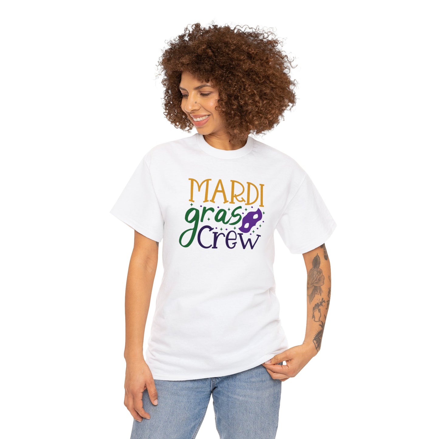 Mardi Gras Crew #1 Unisex Heavy Cotton Tee