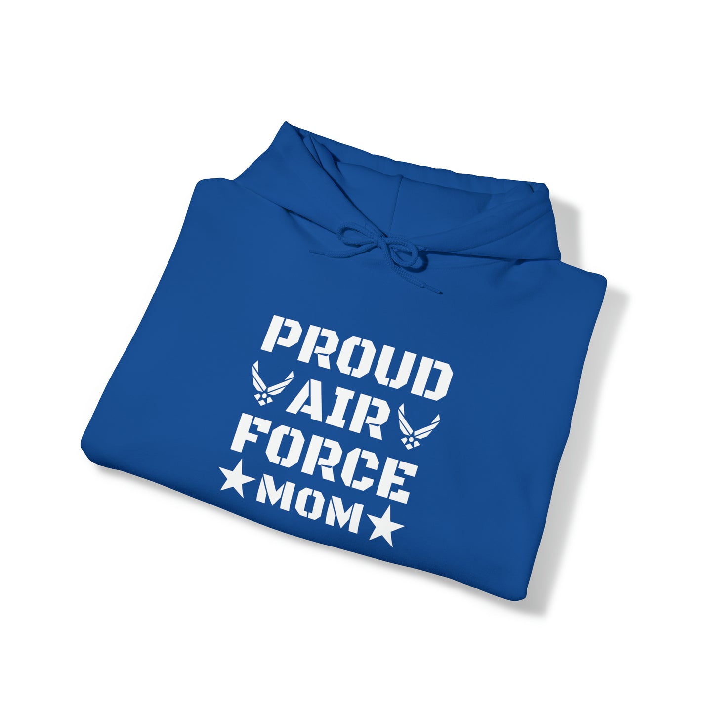 Proud Air Force MOM Unisex Heavy Blend™ Hooded Sweatshirt