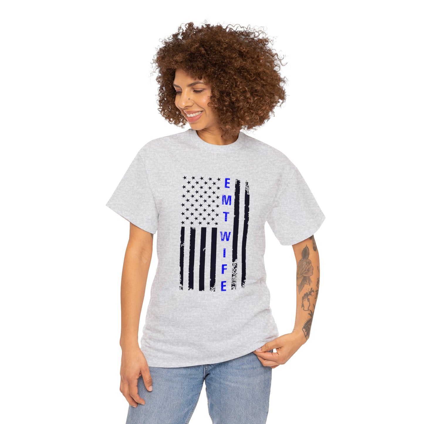 EMT Wife Unisex Heavy Cotton Tee
