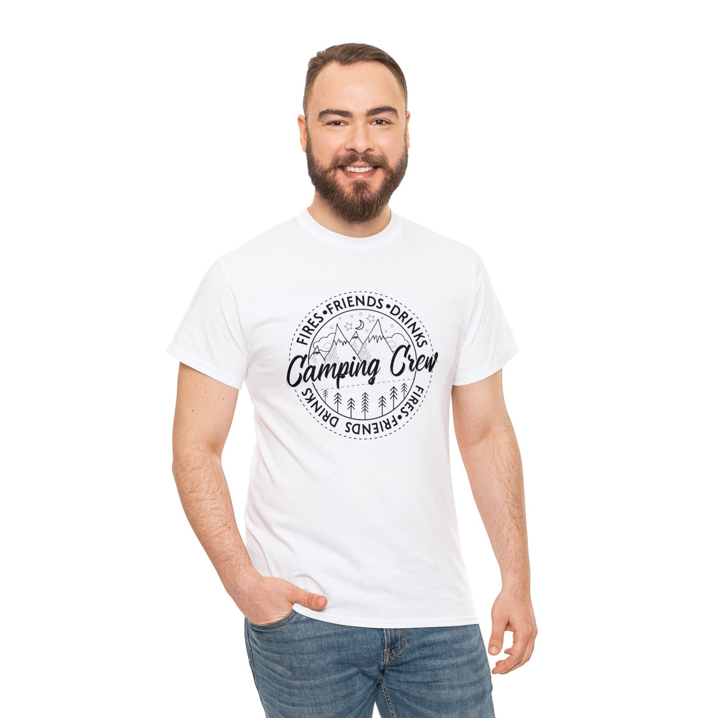 Camping Crew Unisex Heavy Cotton Tee