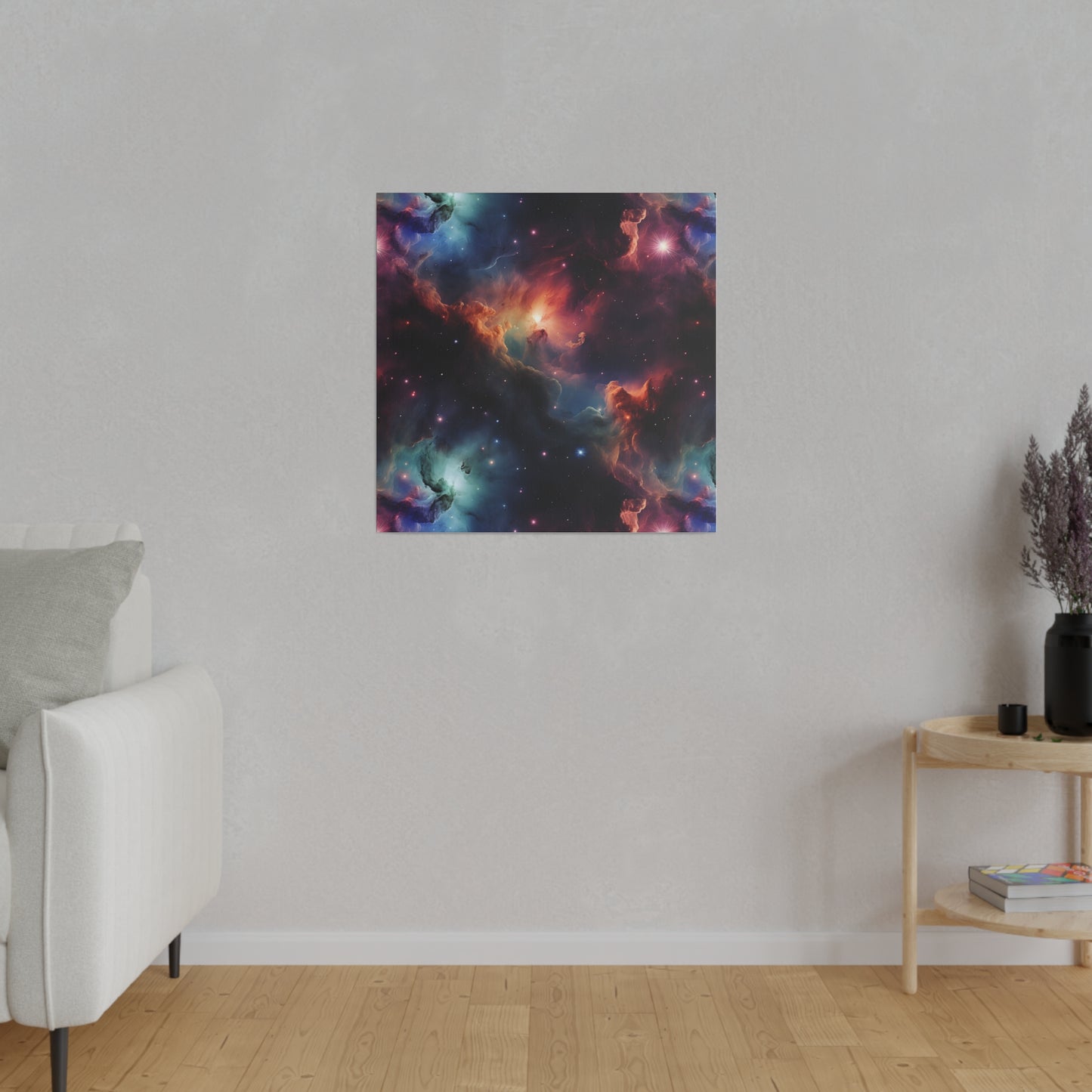 Cosmic Nebula Matte Canvas, Stretched, 0.75"