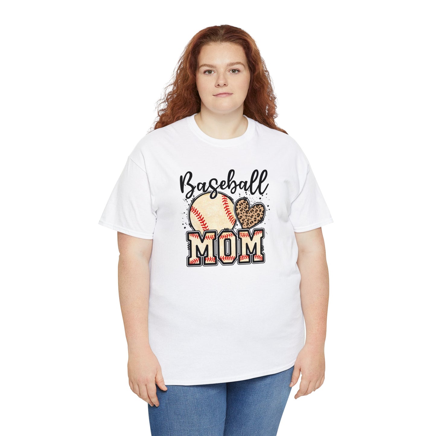 Baseball MOM shirt Unisex Heavy Cotton Tee