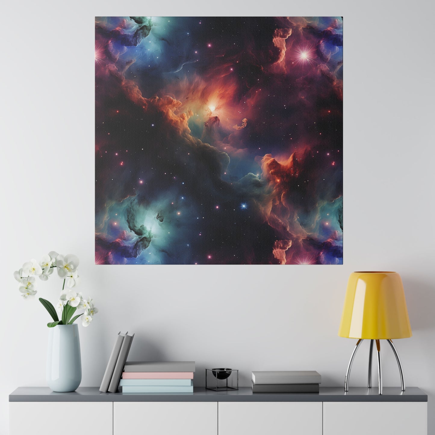 Cosmic Nebula Matte Canvas, Stretched, 0.75"