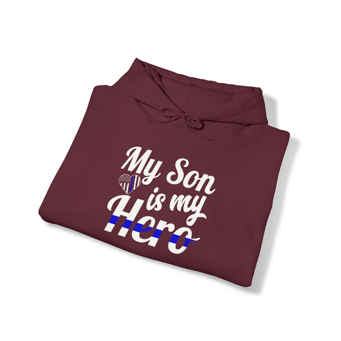 My Son My Hero Police Unisex Heavy Blend™ Hooded Sweatshirt