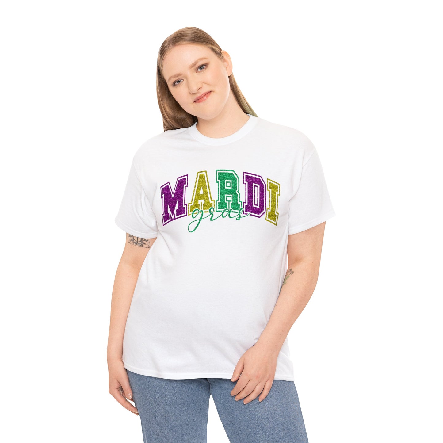 Mardi Gras Unisex Heavy Cotton Tee
