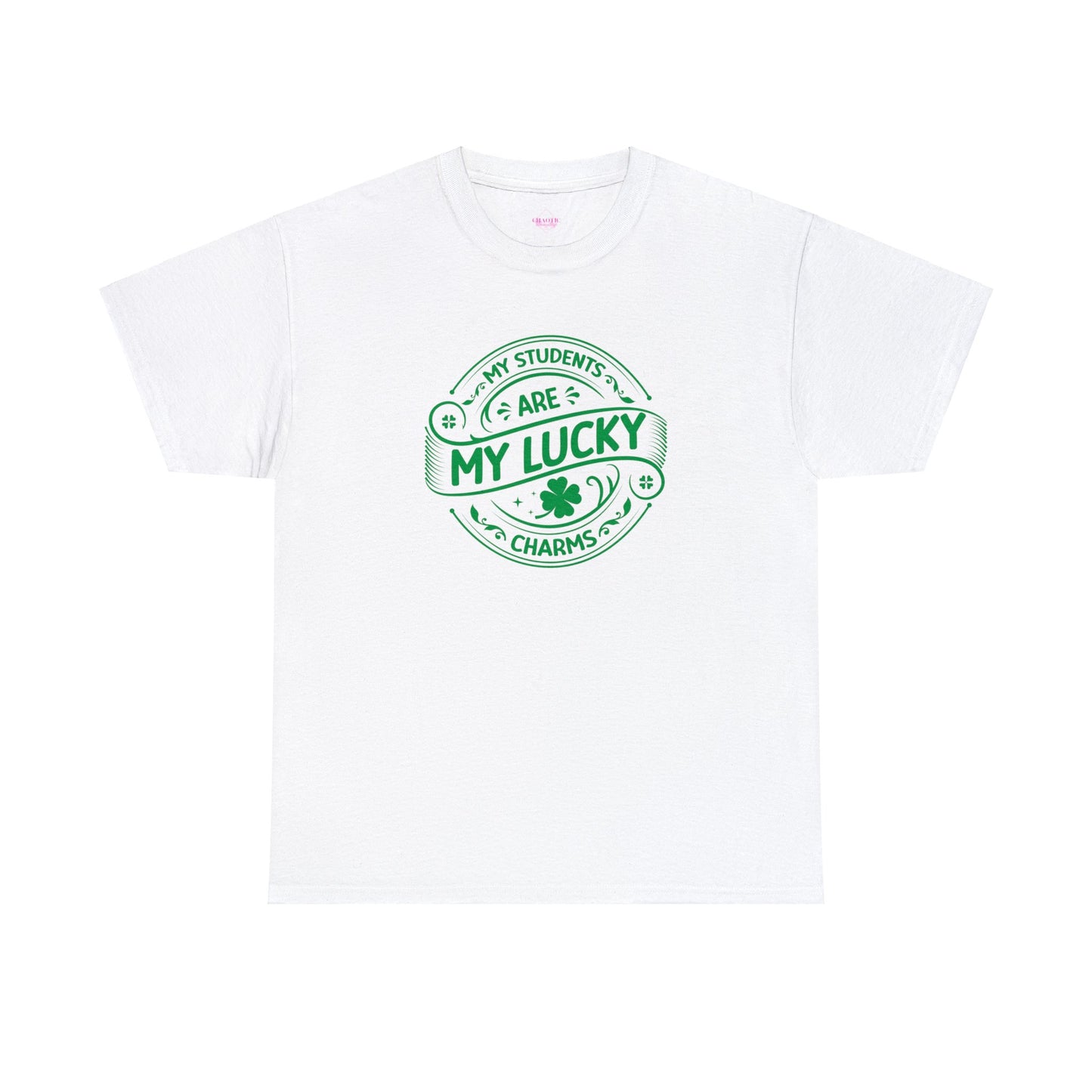 My Students Are My Lucky Charms St Patricks day shirt Unisex Heavy Cotton Tee