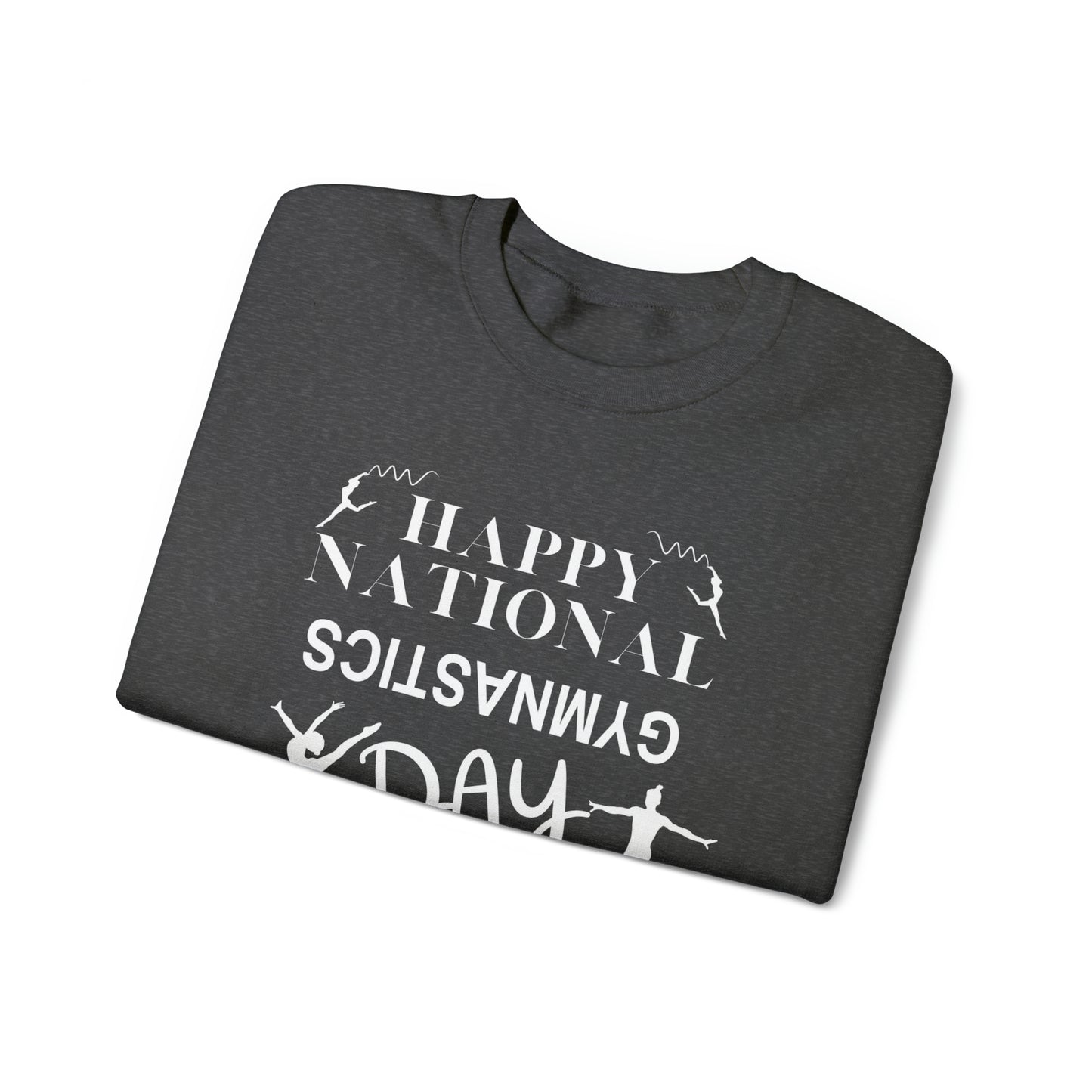 Happy National Gymnastics Day Unisex Heavy Blend™ Crewneck Sweatshirt