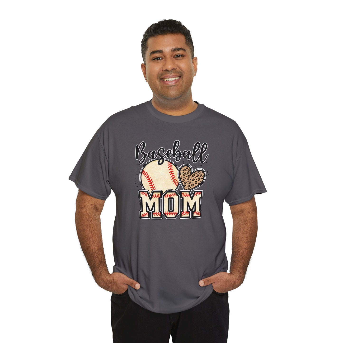 Baseball MOM shirt Unisex Heavy Cotton Tee