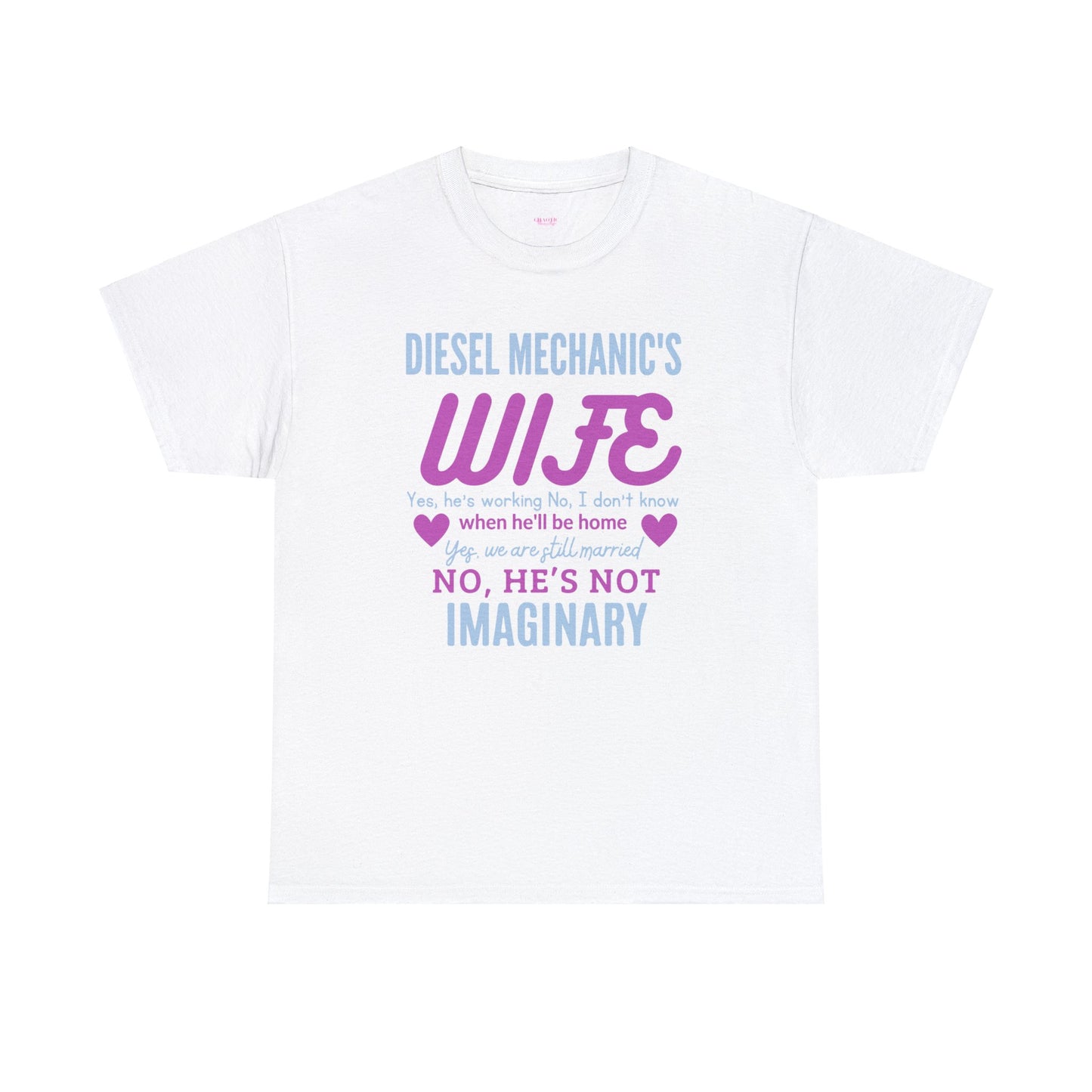 Diesel Mechanics Wife Unisex Heavy Cotton Tee