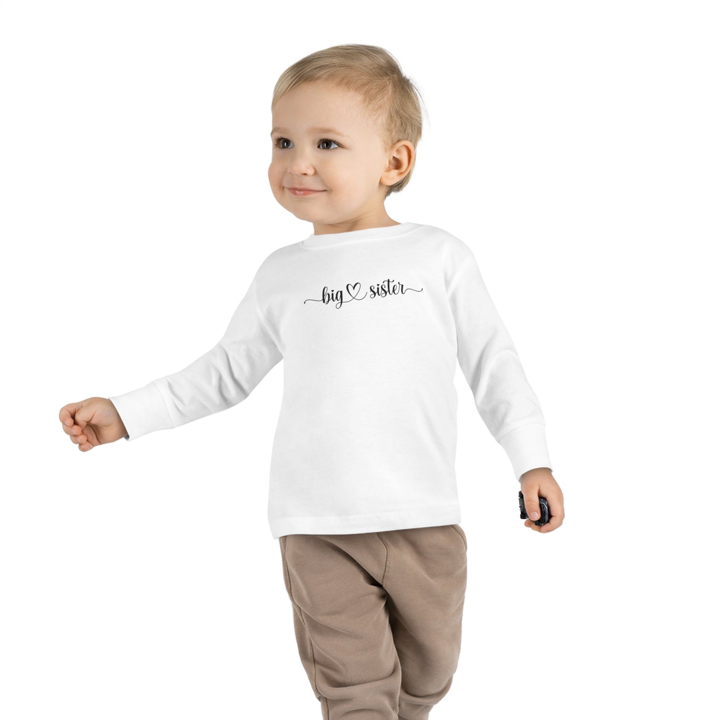 Big Sister Toddler Long Sleeve Tee