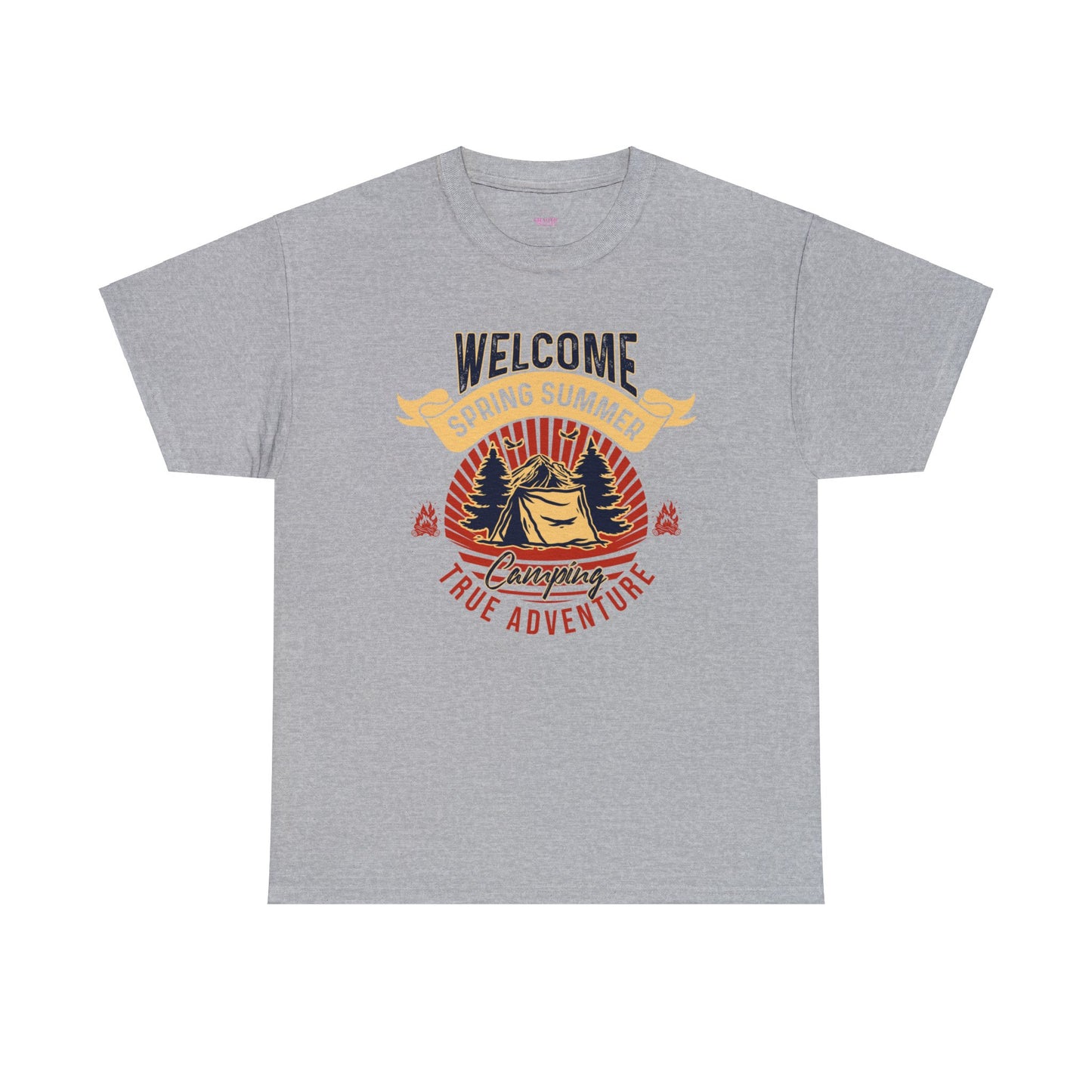Welcome Spring Summer Adventures Unisex Heavy Cotton Tee