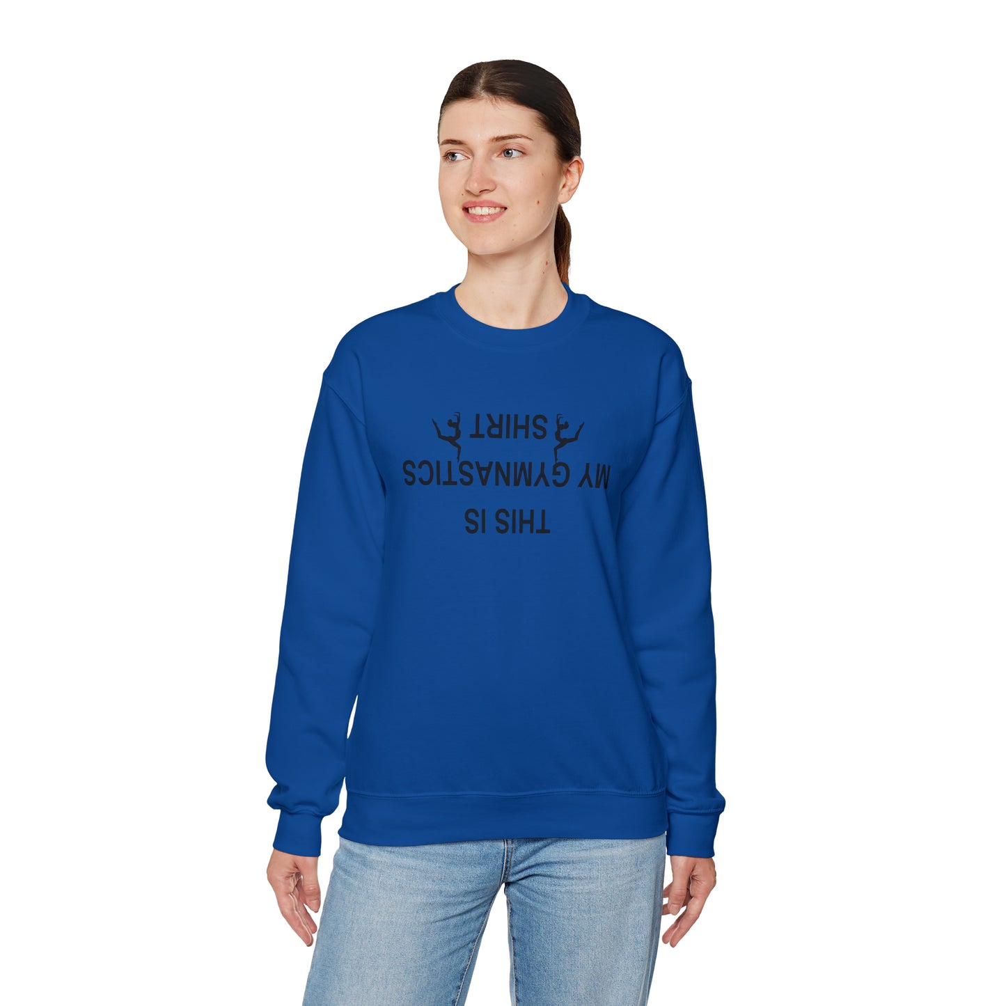 This is My Gymnastics Shirt (upside down) Unisex Heavy Blend™ Crewneck Sweatshirt